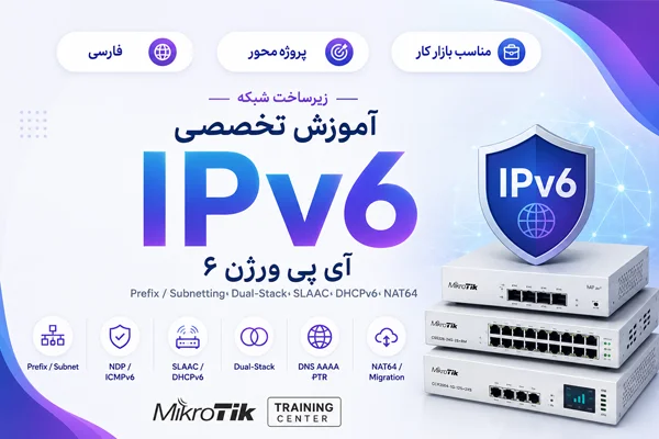 آموزش فارسی تخصصی IPv6 آی پی ورژن ۶